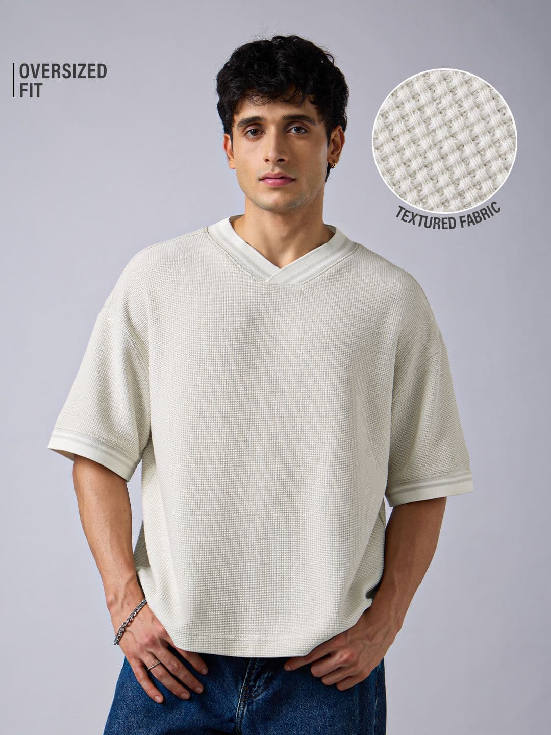 Varsity T-Shirt: Soft Mist — image 1